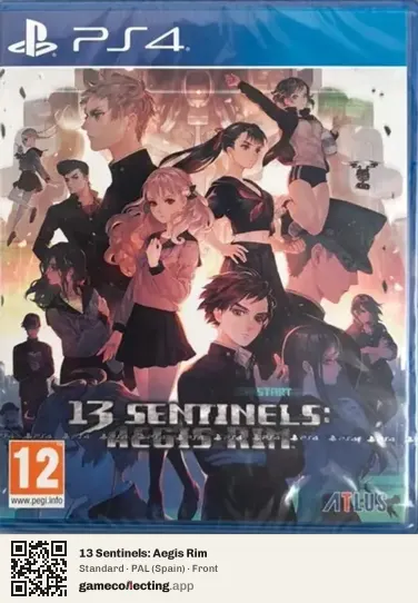 13 Sentinels: Aegis Rim PlayStation 4, Spain box front