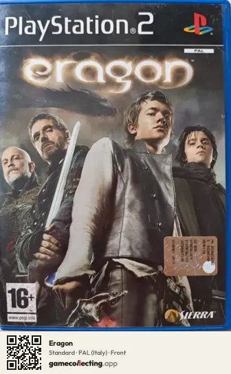 Eragon PlayStation 2, Italy box front