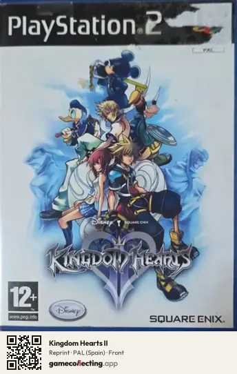 Kingdom Hearts II PlayStation 2, Spain box front