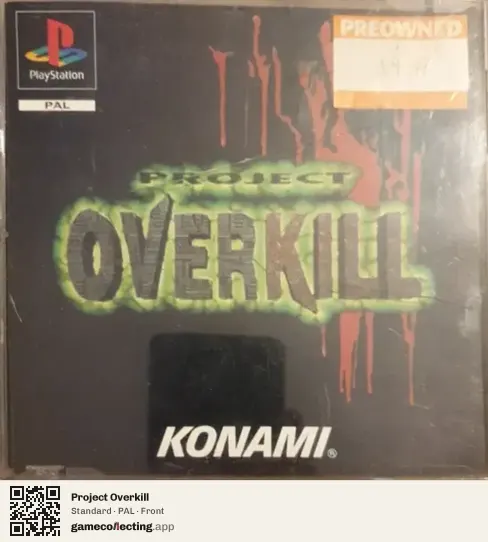 Project Overkill PlayStation, PAL box front