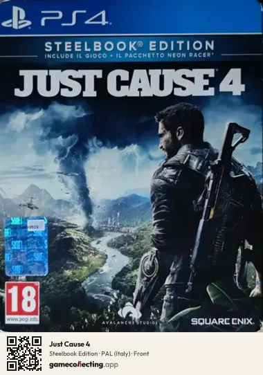 Just Cause 4 PlayStation 4, Italy box front