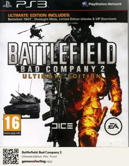 Battlefield: Bad Company 2 PlayStation 3, PAL box front