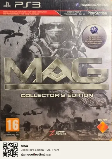 MAG PlayStation 3, PAL box front