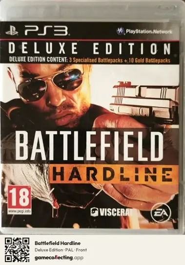 Battlefield Hardline PlayStation 3, PAL box front