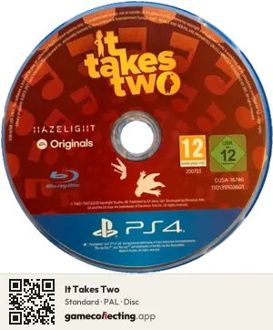 It Takes Two PlayStation 4, PAL disc