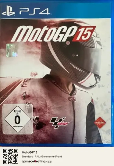 MotoGP 15 PlayStation 4, Germany box front