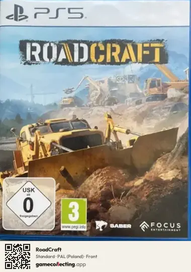 RoadCraft PlayStation 5, Poland box front
