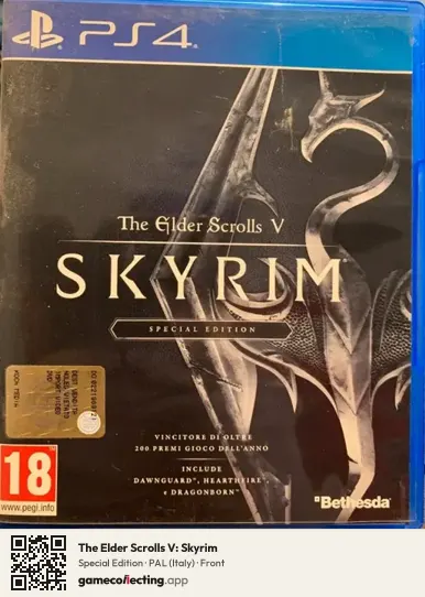 The Elder Scrolls V: Skyrim PlayStation 4, Italy box front