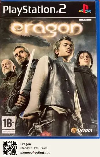 Eragon PlayStation 2, PAL box front
