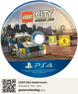 LEGO City Undercover PlayStation 4, PAL disc