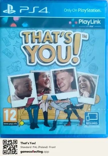 That's You! PlayStation 4, Poland box front