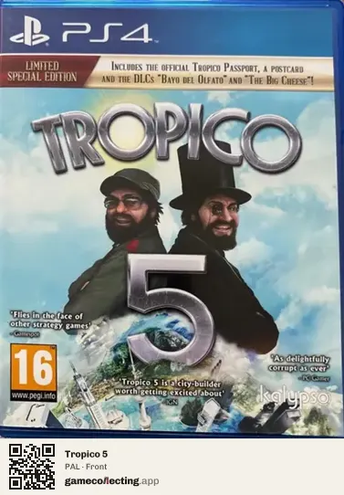 Tropico 5 PlayStation 4, PAL box front