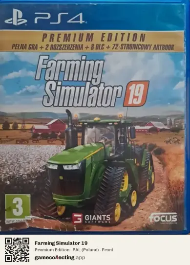 Farming Simulator 19 PlayStation 4, Poland box front