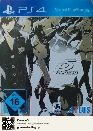 Persona 5 PlayStation 4, Germany box front