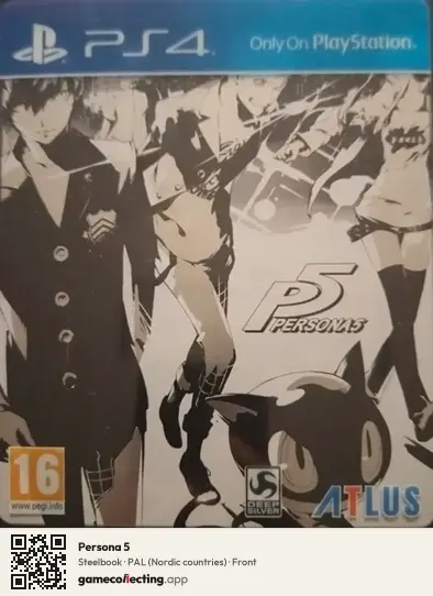 Persona 5 PlayStation 4, Nordic countries box front