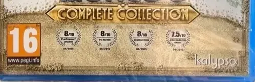 Tropico 5, the PEGI square on its front