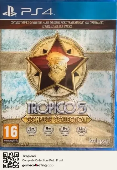 Tropico 5 PlayStation 4, PAL box front