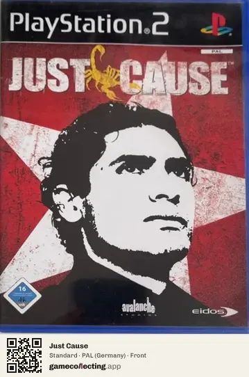 Just Cause PlayStation 2, Germany box front