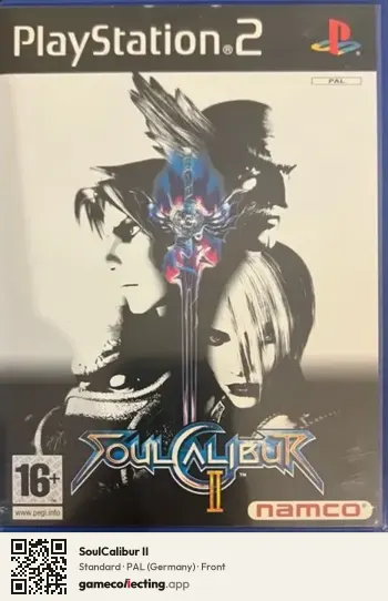 SoulCalibur II PlayStation 2, Germany box front