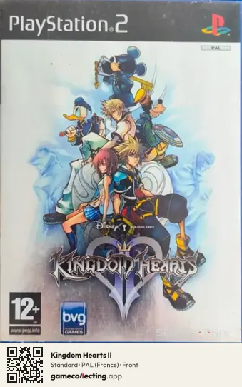 Kingdom Hearts II PlayStation 2, France box front