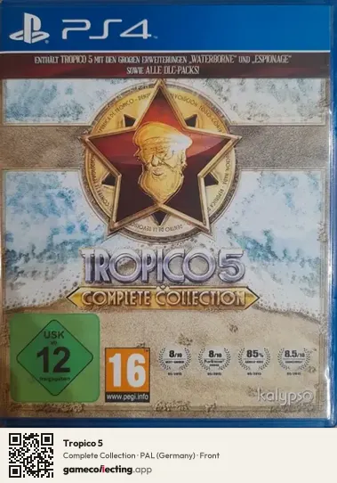 Tropico 5 PlayStation 4, Germany box front