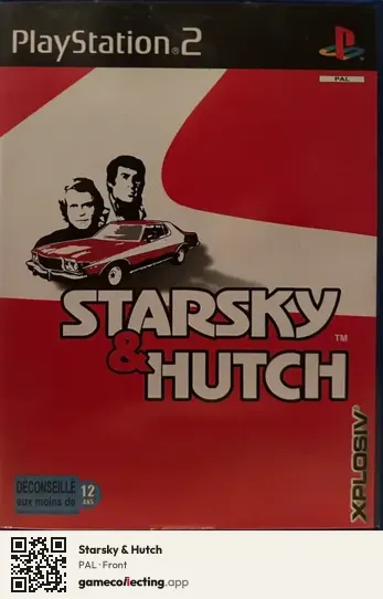 Starsky & Hutch PlayStation 2, PAL box front