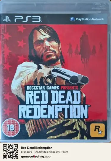 Red Dead Redemption PlayStation 3, United Kingdom box front