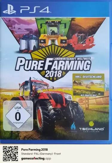 Pure Farming 2018 PlayStation 4, Germany box front