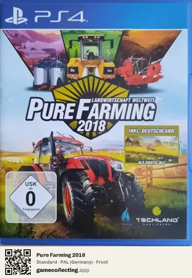 Pure Farming 2018 PlayStation 4, Germany box front