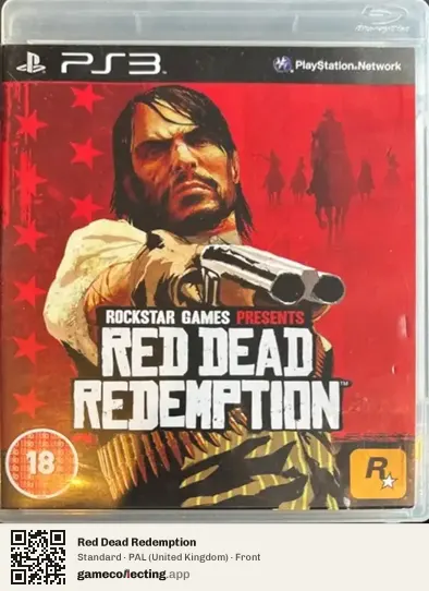 Red Dead Redemption PlayStation 3, United Kingdom box front