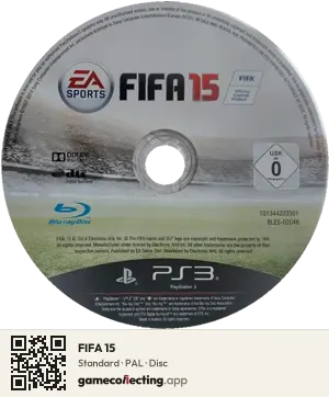 FIFA 15 PlayStation 3, PAL disc