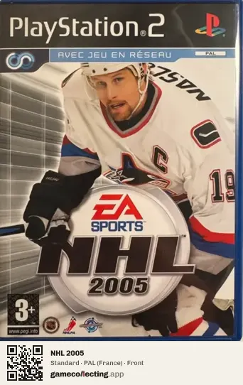 NHL 2005 PlayStation 2, France box front