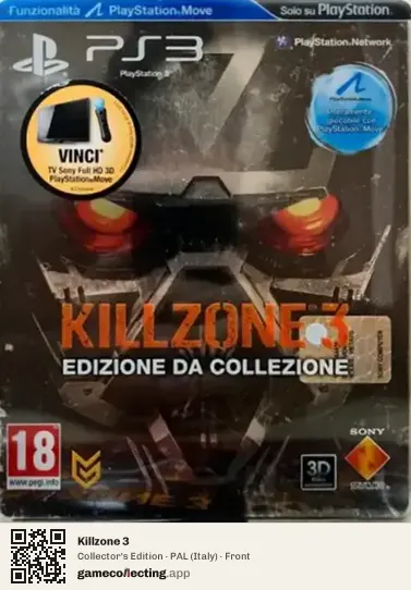 Killzone 3 PlayStation 3, Italy box front