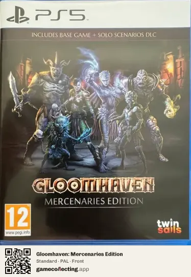 Gloomhaven: Mercenaries Edition PlayStation 5, PAL box front