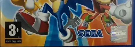 Sonic Heroes, the PEGI square on its front
