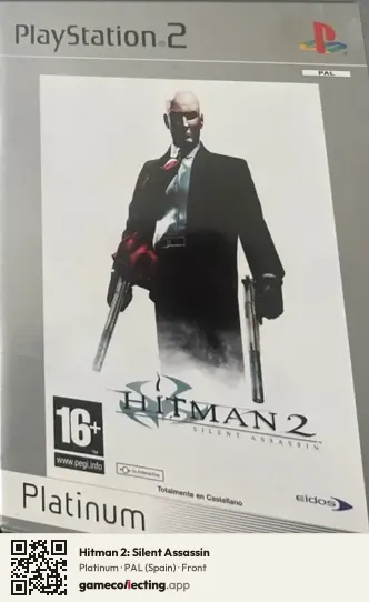 Hitman 2: Silent Assassin PlayStation 2, Spain box front