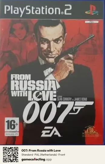 007: From Russia with Love PlayStation 2, Netherlands box front
