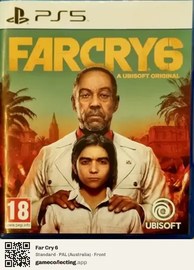 Far Cry 6 PlayStation 5, Australia box front