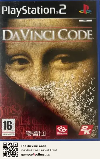 The Da Vinci Code PlayStation 2, France box front