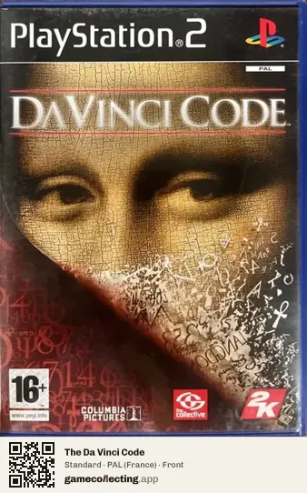 The Da Vinci Code PlayStation 2, France box front