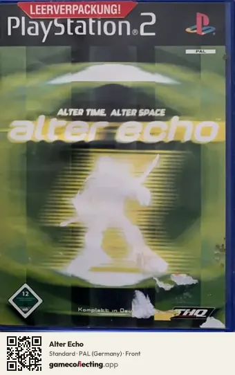Alter Echo PlayStation 2, Germany box front