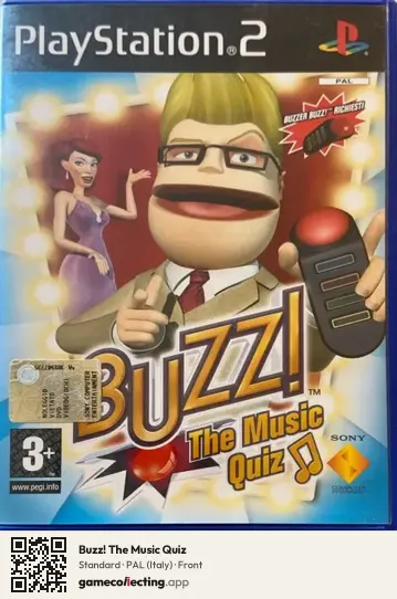 Buzz! The Music Quiz PlayStation 2, Italy box front