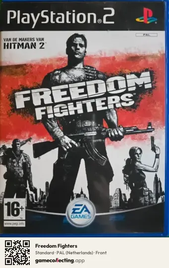 Freedom Fighters PlayStation 2, Netherlands box front