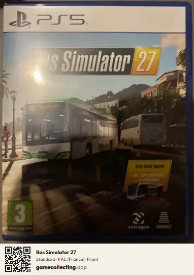 Bus Simulator 27 PlayStation 5, France box front