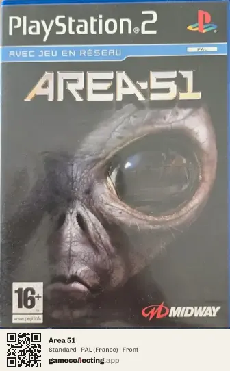 Area 51 PlayStation 2, France box front