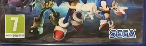 Sonic Forces, the USK square on its front