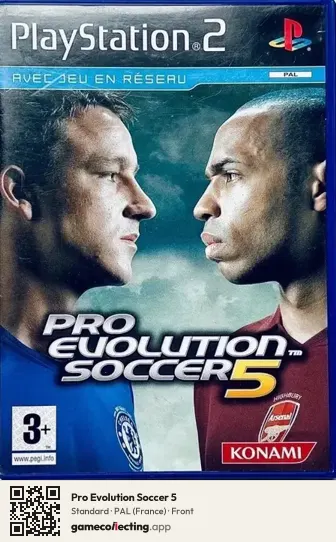 Pro Evolution Soccer 5 PlayStation 2, France box front