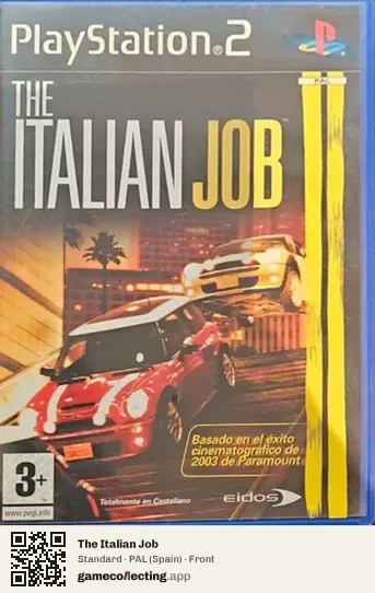 The Italian Job PlayStation 2, Spain box front