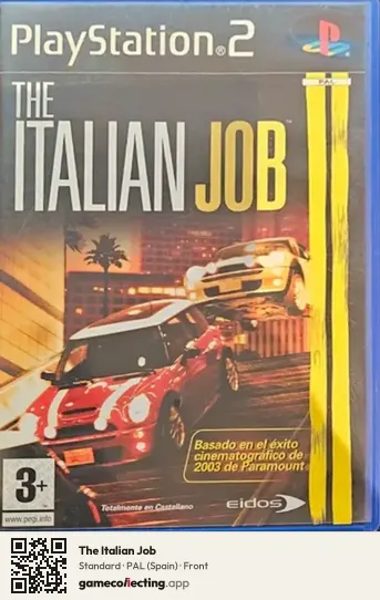 The Italian Job PlayStation 2, Spain box front