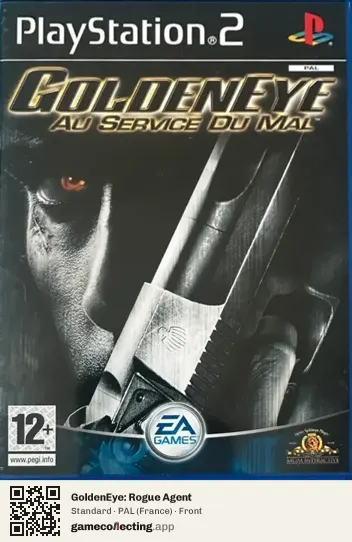 GoldenEye: Rogue Agent PlayStation 2, France box front